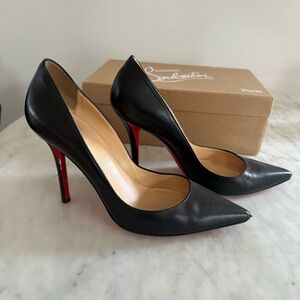 Christian Louboutin Apostrophy Pump 100 Napa Shiny